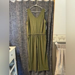 Breathe ON Waist-Defined Sleeveless Jumpsuit for Women XL NWT